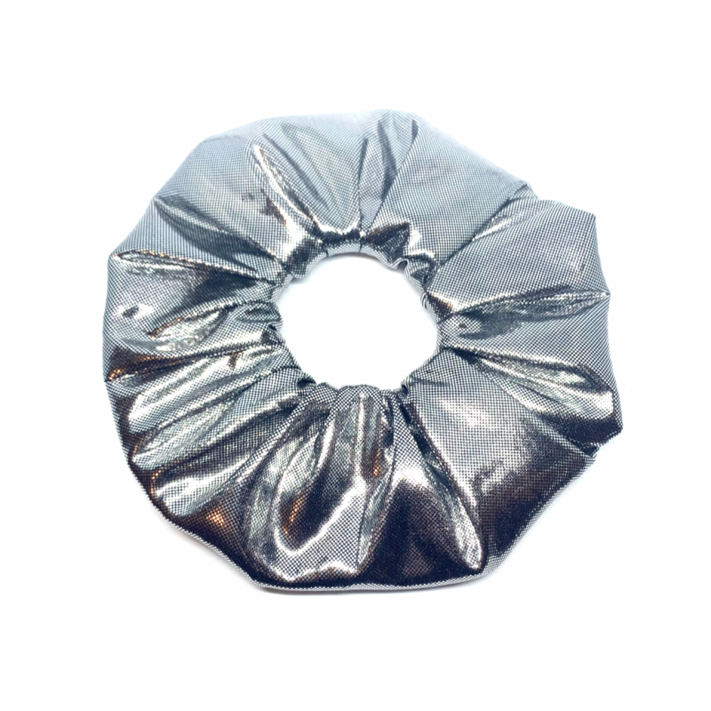 SILVER Scrunchie