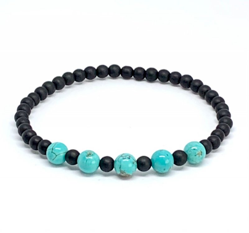 Bracelet SIGNATURE turquoise-black