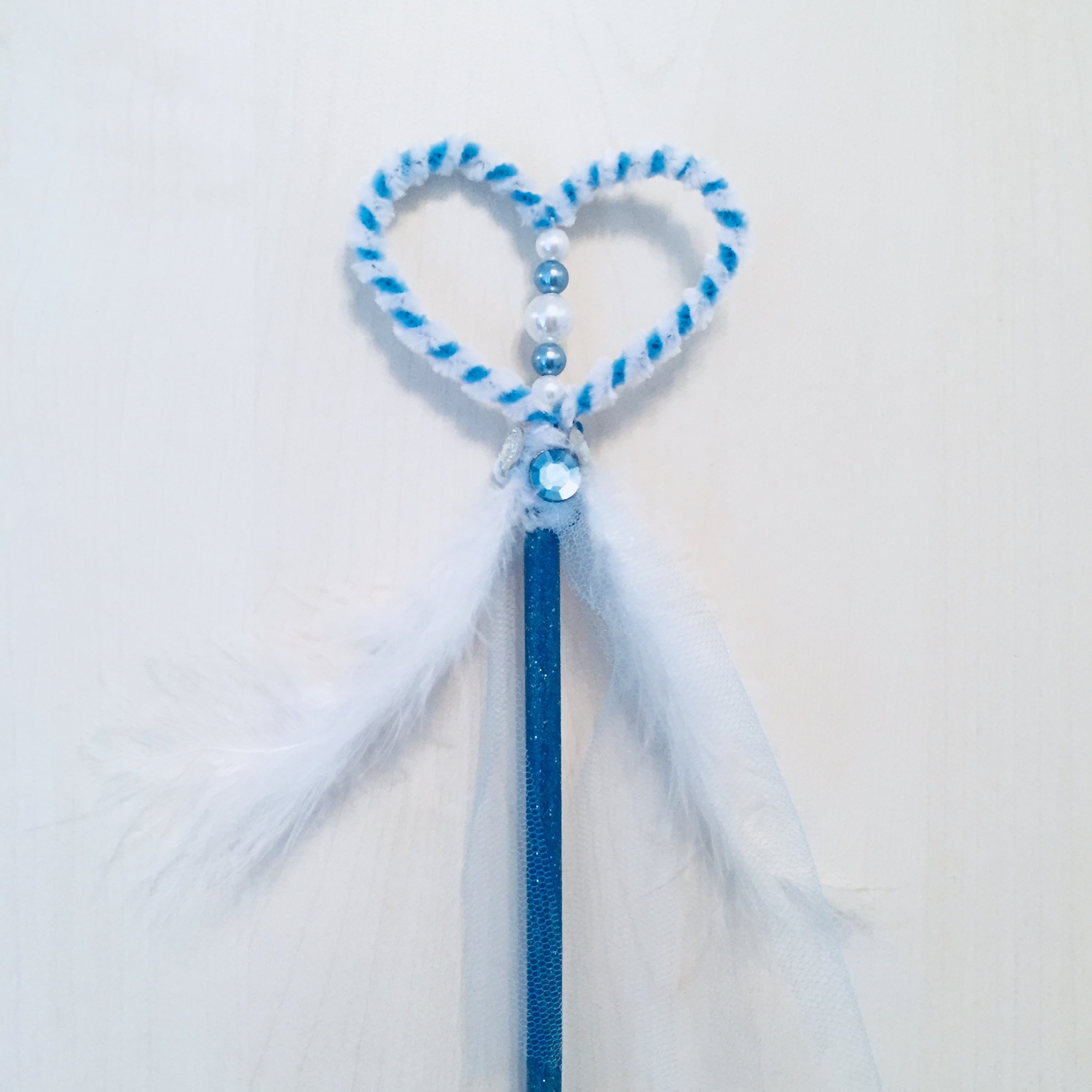 UNICORN fairy stick white-blue